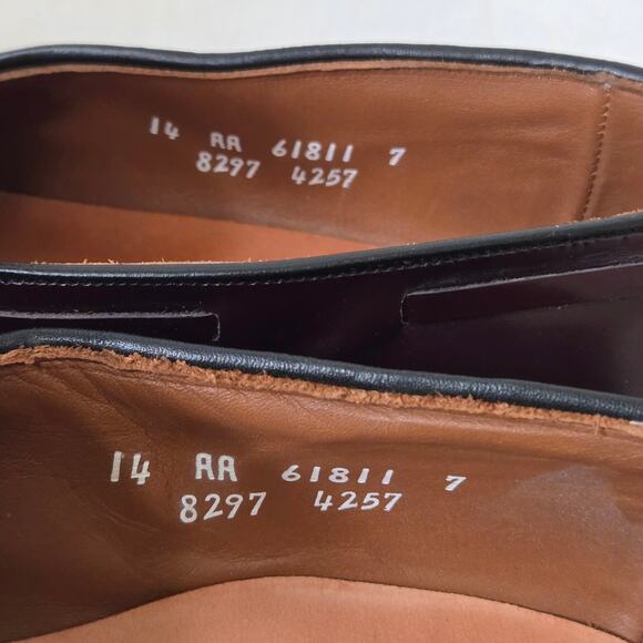 Allen Edmonds Men's Size 14 AA Grayson Tassel Loafers Cordovan Burgundy - Picture 3 of 10